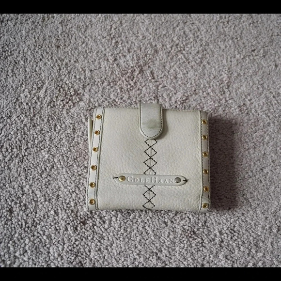 Cole Haan leather tri fold wallet - Picture 1 of 6